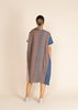 Echappees Belles Linen Kristin Dress - Bleu - Thumbnail 5