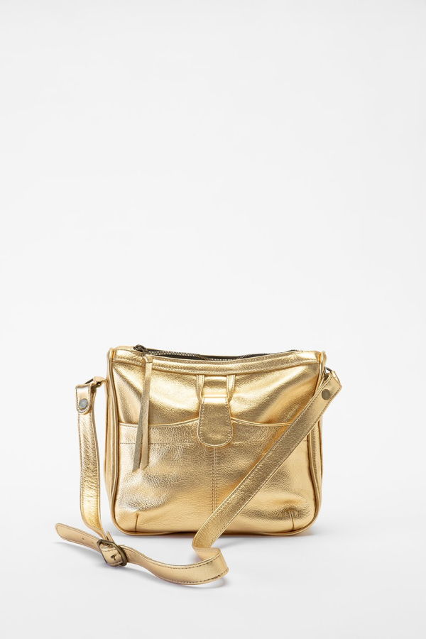 Erica Tanov Twiggy Shoulder Bag - Gold
