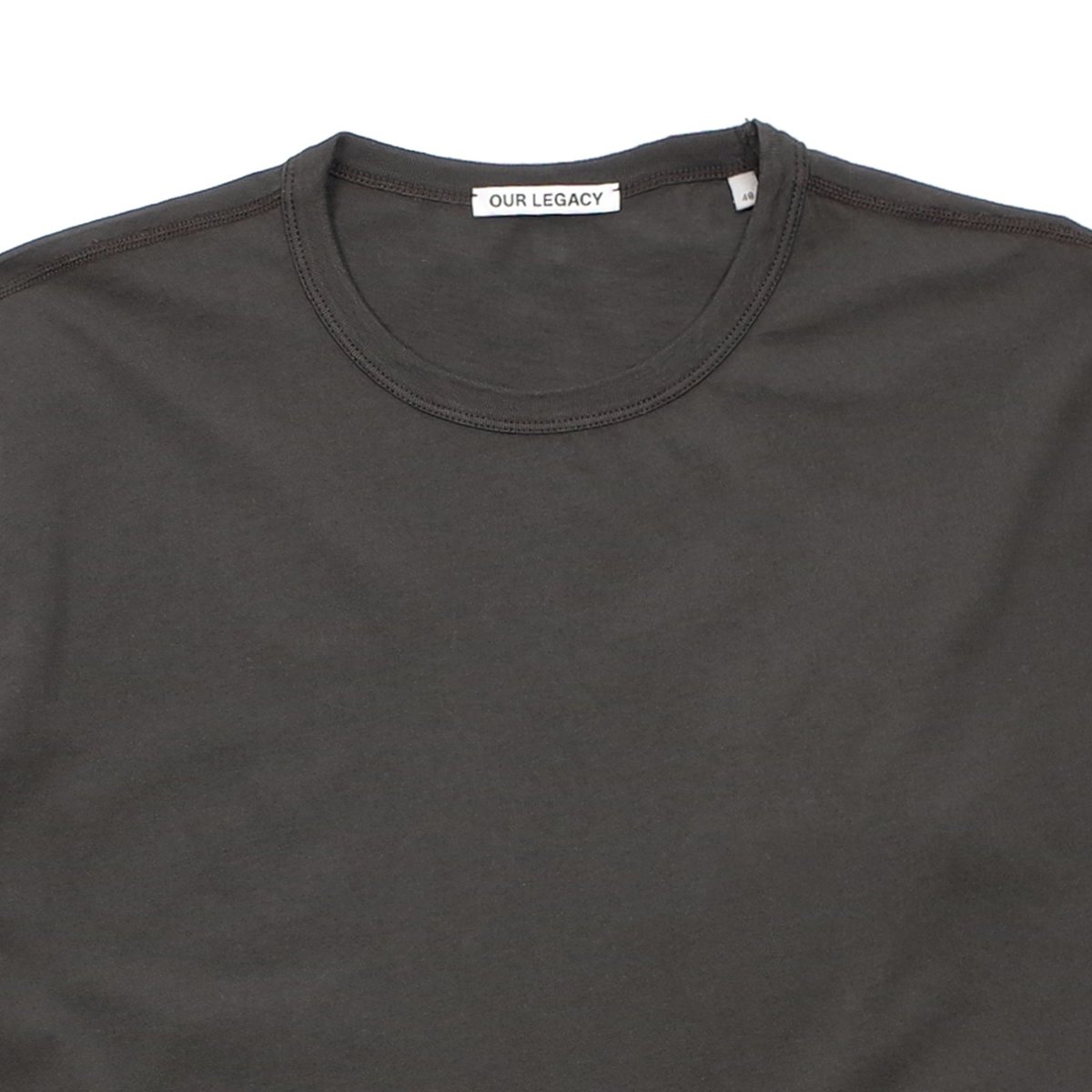Our Legacy New Box T-shirt - Asphalt Grey Clean Jersey | Garmentory