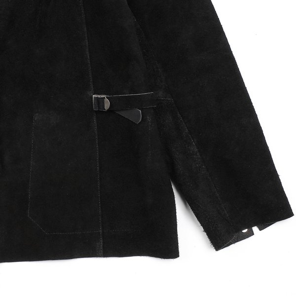 Our Legacy Welding Jacket - Black Hairy Suede | Garmentory