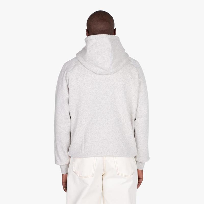 Pop Trading Company Arch Pullover Hoodie - Off White Heather