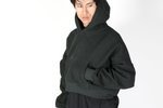 Sebastien Ami CROPPED HOODIE sweater - BLACK - Thumbnail 5