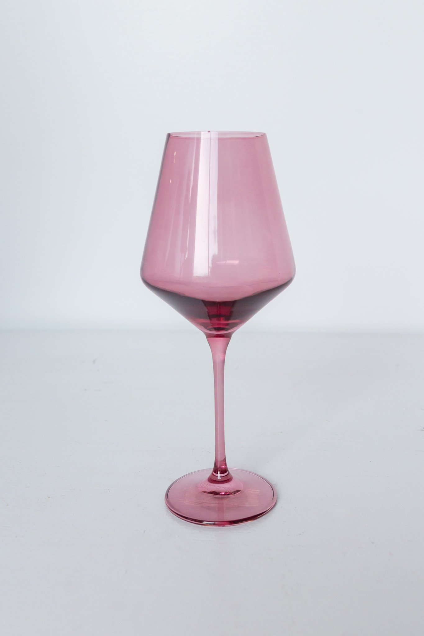 Estelle Colored Glass Wine Glasses Rose Garmentory