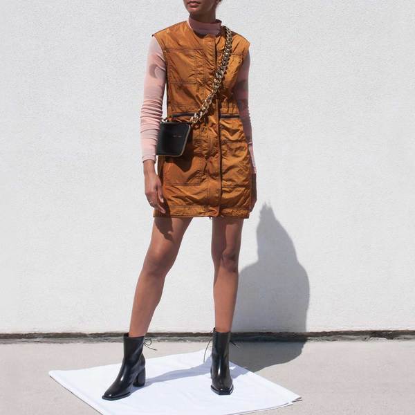 ECKHAUS LATTA Utility Dress - Rust | Garmentory