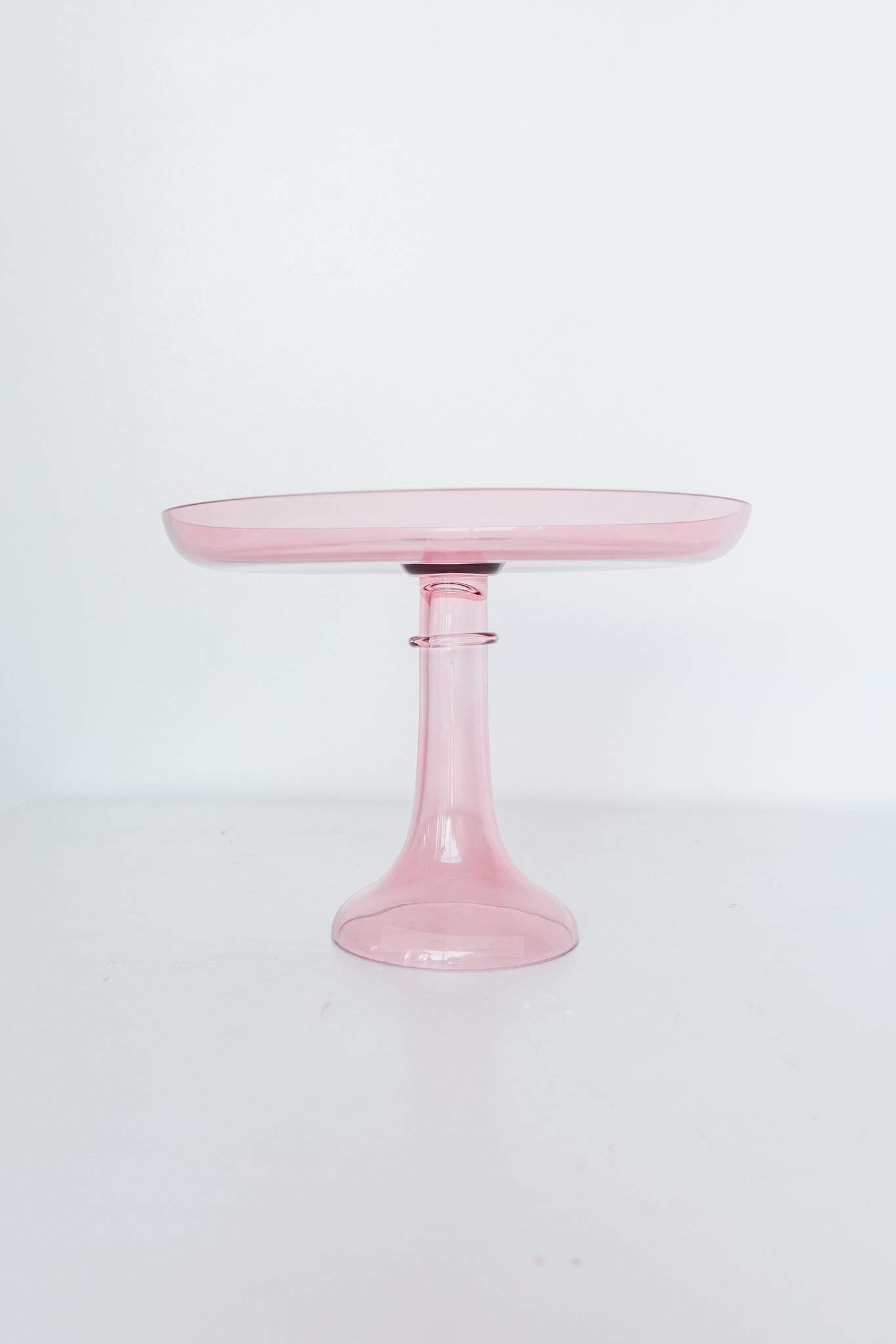 Estelle Colored Glass Cake Stand Rose Garmentory