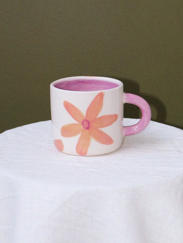 Mosey Me Arcadia X Mosey Handled Mug - Flower Mosey Me Arcadia X Mosey Handled Mug - Flower