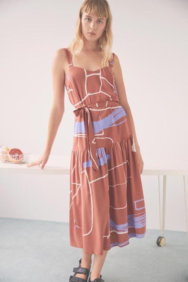 Eve Gravel Ava Dress - terracotta Eve Gravel Ava Dress - terracotta