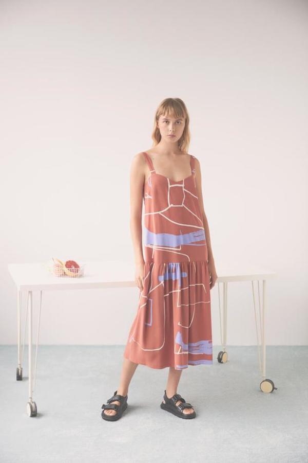 Eve Gravel Ava Dress - terracotta Eve Gravel Ava Dress - terracotta