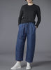 UNISEX GREI. OVATE BAGGY PANT - POOL BLUE WASHED DENIM - Thumbnail 7