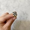 Unisex Tarin Thomas Samuel Mini Ring - Checkered - Thumbnail 6