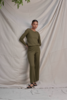 Lois Hazel Pillar Pant - Olive - Thumbnail 1