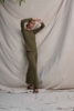 Lois Hazel Pillar Pant - Olive - Thumbnail 4