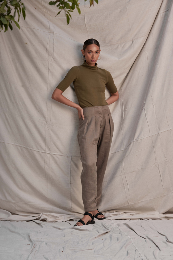 Lois Hazel Roman Pant - Khaki Lois Hazel Roman Pant - Khaki