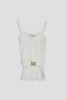Vintage Belted Gucci Tank Top - White  - Thumbnail 1