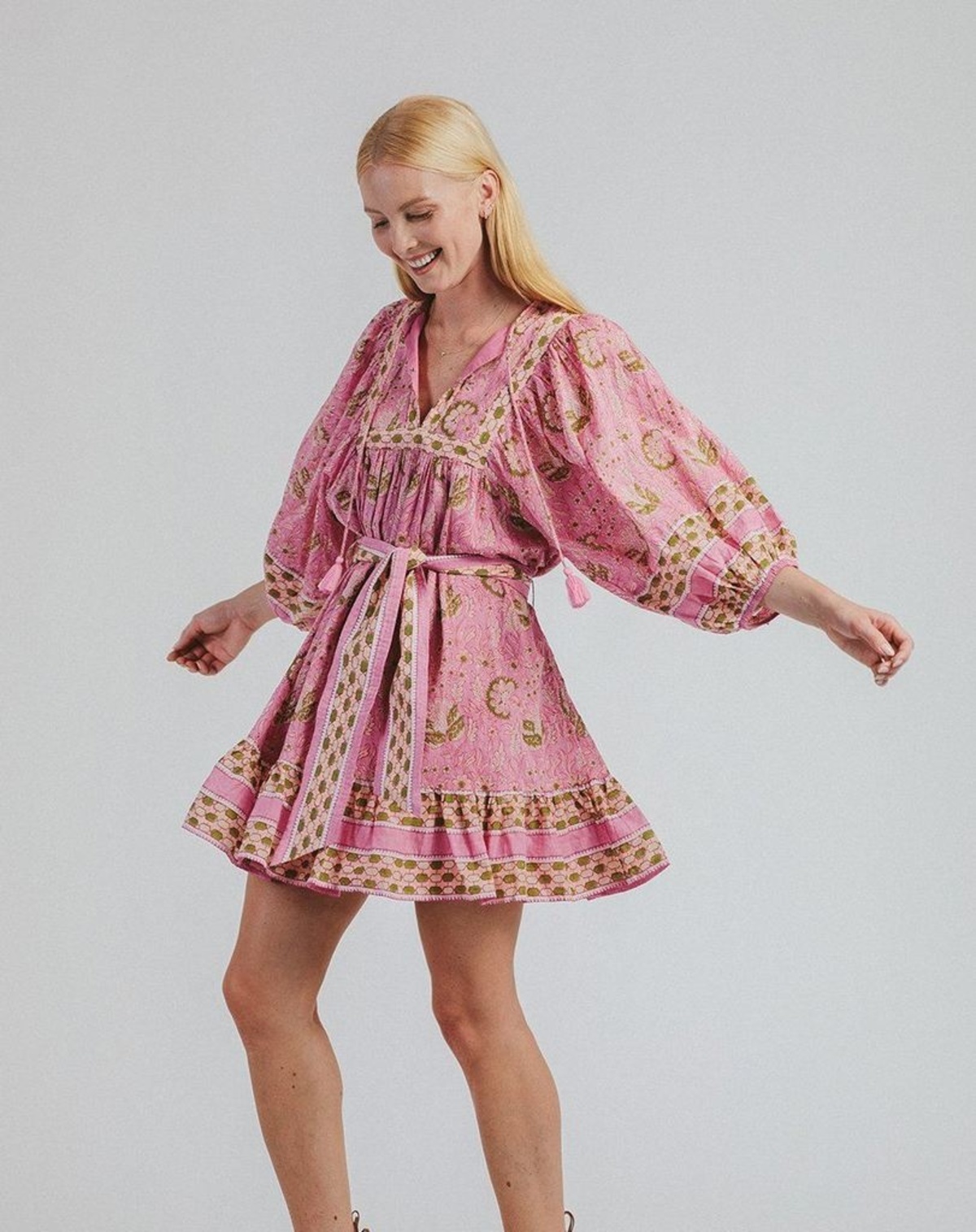 cleobella magdalena mini dress CLEOBELLA Magdalena Mini Dress In Las Palmas Lusso Di Luna Boutique