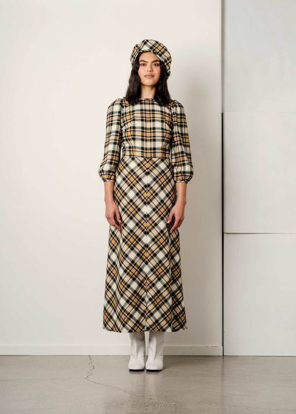 sachin and babi light blue dress Wine Plaid Flannel Girls Winter Dress