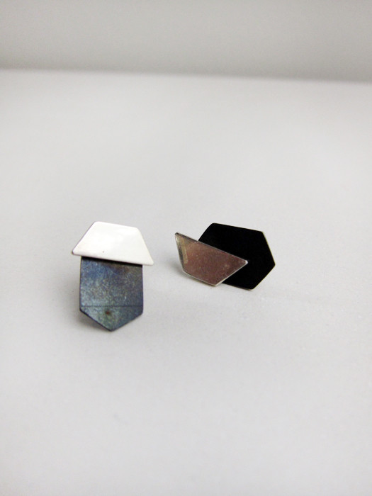 Kat Seale 2-Part Earrings Longer Trapezoid Kat Seale 2-Part Earrings Longer Trapezoid