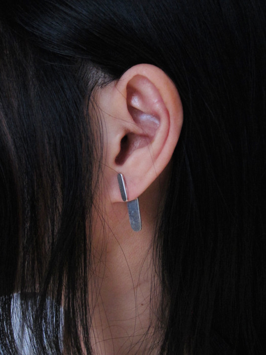 Kat Seale 2-Part Earrings Oblong Sterling Kat Seale 2-Part Earrings Oblong Sterling