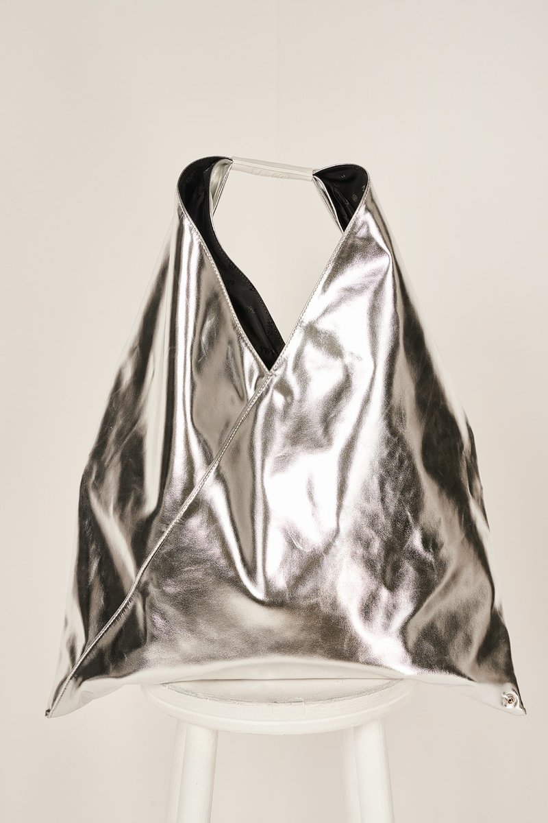 トートバッグ MM6 Maison Margiela CLASSIC JAPANESE SMALL SILVER MM6 Maison Margiela - Japanese Bag Classic Small | HBX