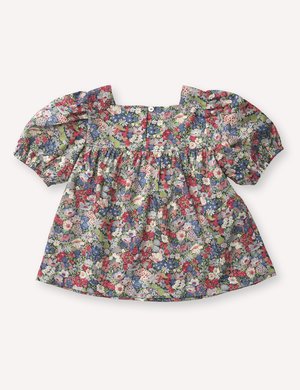 Kids Petits Vilains Anaïs Square Neck Blouse - Thorpe Red Kids Petits Vilains Anaïs Square Neck Blouse - Thorpe Red