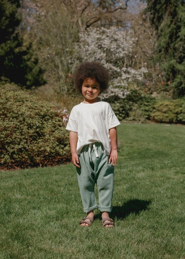 Kids Petits Vilains Blaise Harem Pant - Eucalyptus Kids Petits Vilains Blaise Harem Pant - Eucalyptus