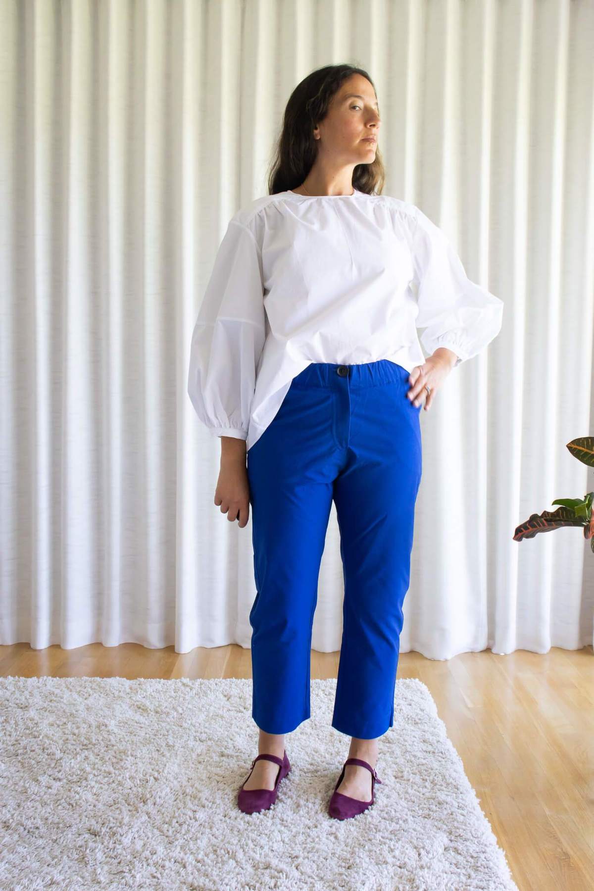 Fabiana Pigna Babak Pant - Painter's Blue - Image 1 of 6