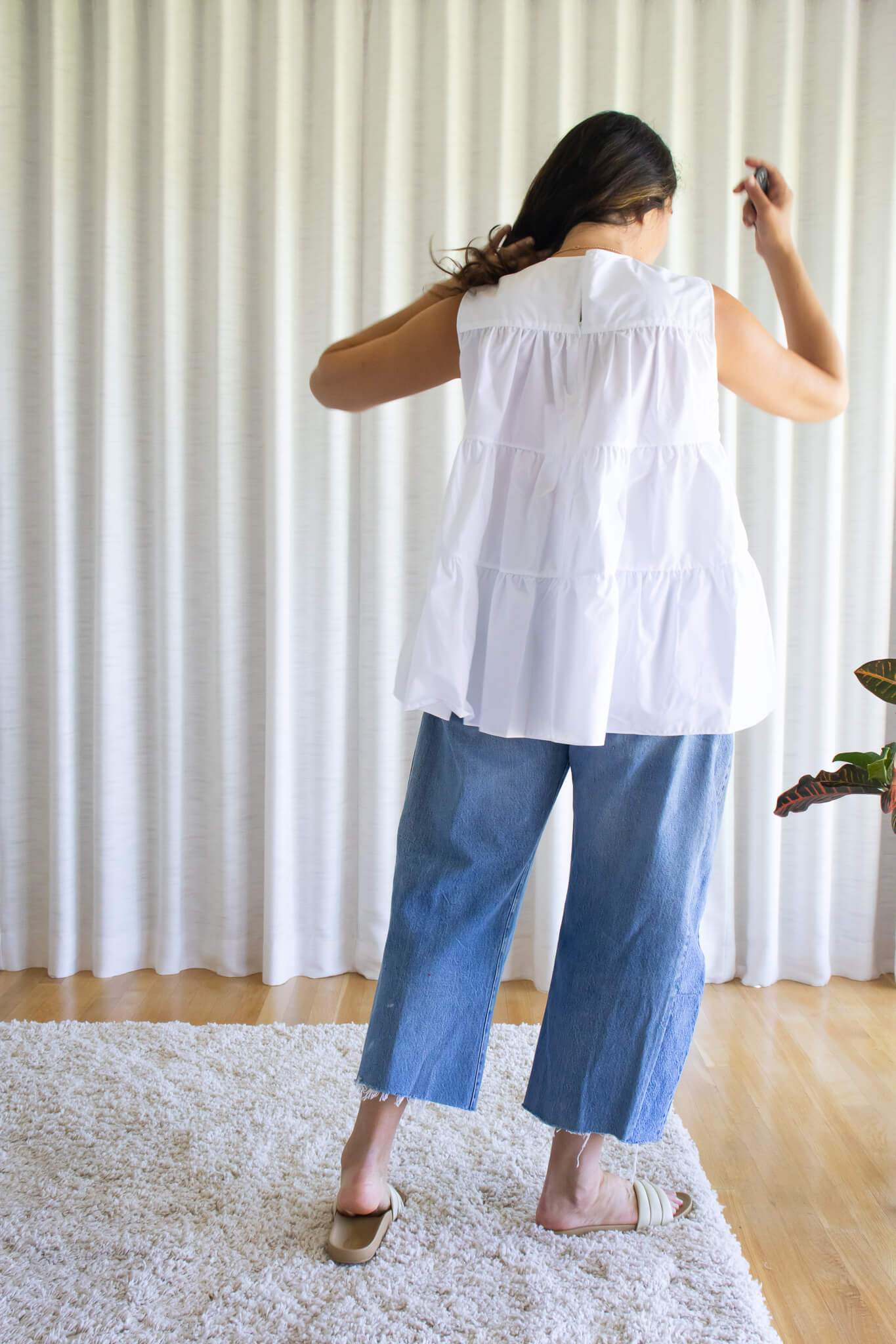 Pre-owned: Fabiana Pigna Lina Top in Green