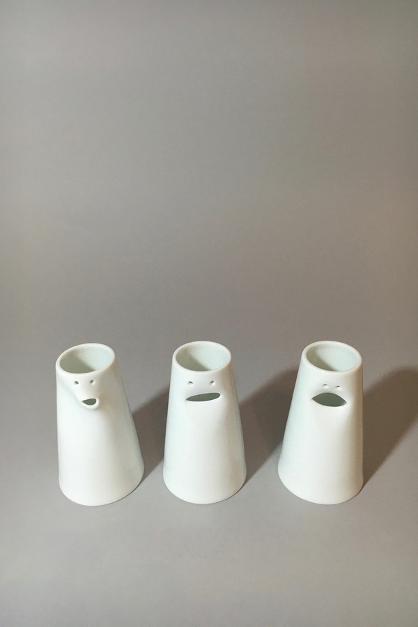 Spin Ceramics Faces Vase Set of 12 Garmentory