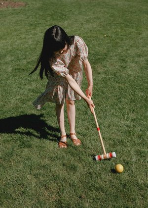 Kids Petits Vilains Clementine Puff Sleeve Dress - Annabella Kids Petits Vilains Clementine Puff Sleeve Dress - Annabella