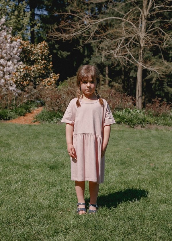 Kids Petits Vilains Martine T-Shirt Dress - Dusty Pink Kids Petits Vilains Martine T-Shirt Dress - Dusty Pink
