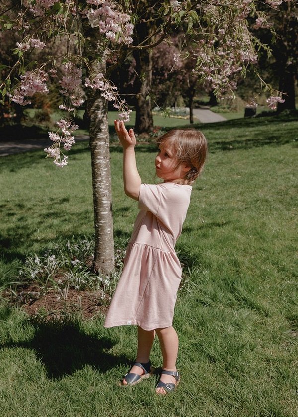 Kids Petits Vilains Martine T-Shirt Dress - Dusty Pink Kids Petits Vilains Martine T-Shirt Dress - Dusty Pink