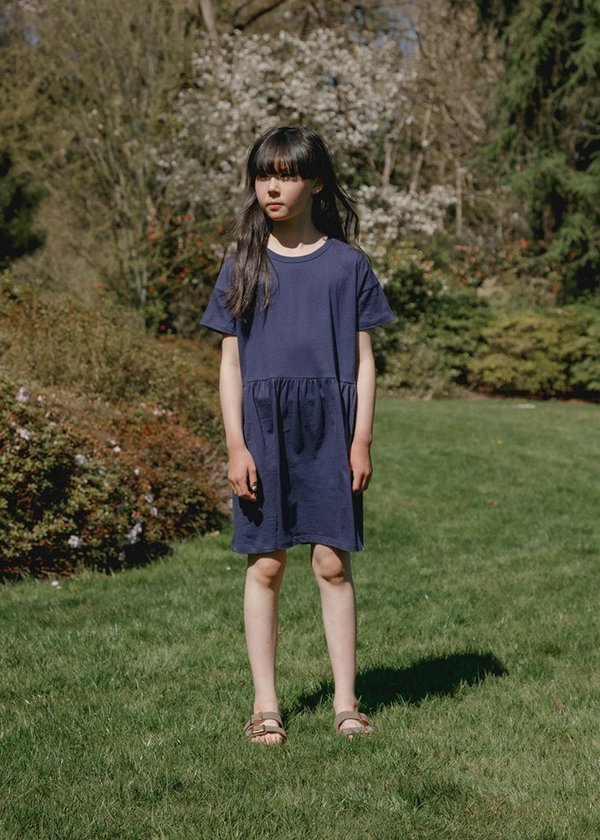 Kids Petits Vilains Martine T-Shirt Dress - Marine Kids Petits Vilains Martine T-Shirt Dress - Marine