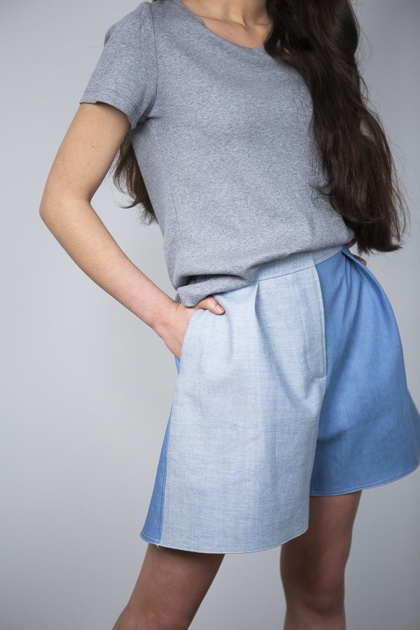 Lois Hazel Rib Tee - Coast Lois Hazel Rib Tee - Coast