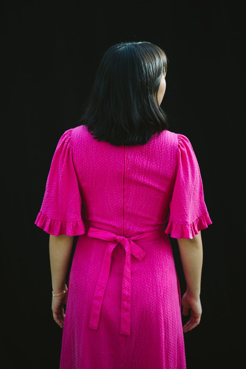 Myrtle Beverly Dress - Fuchsia