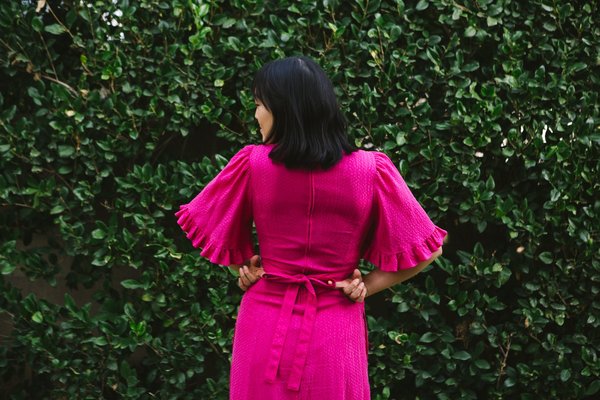 Myrtle Beverly Dress - Fuchsia