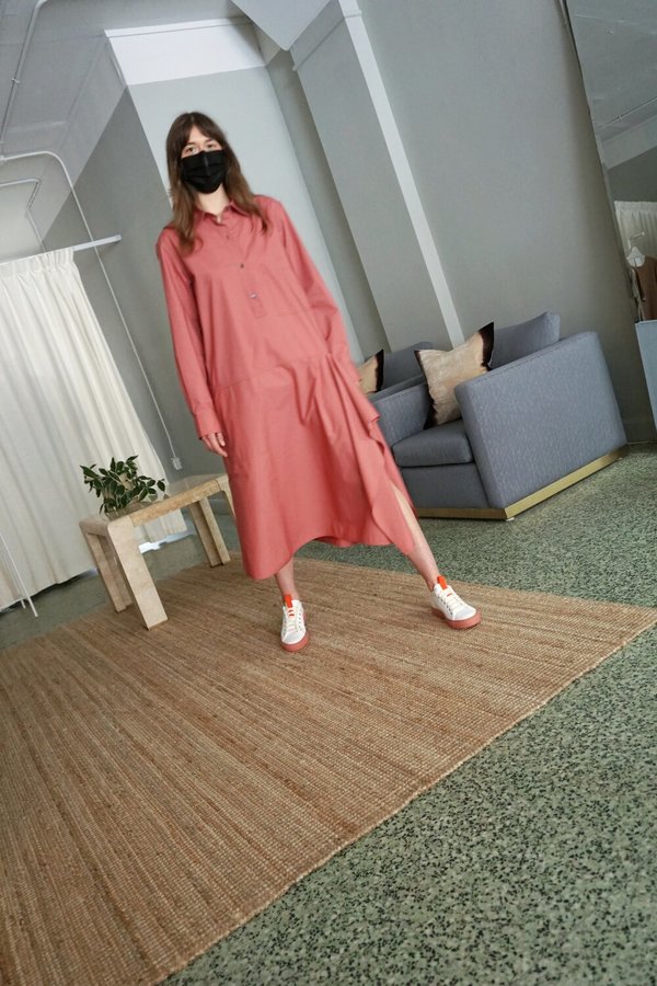 SOFIE D'HOORE DALLY SHIRT DRESS - TERRACOTTA | Garmentory