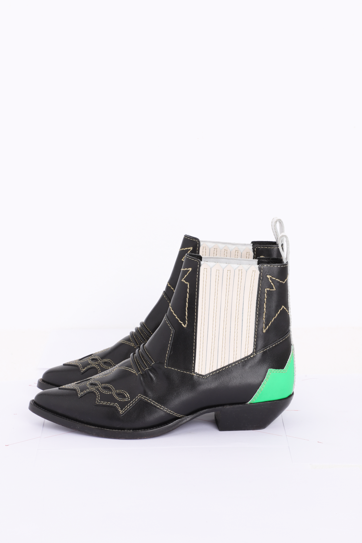 Roseanna Tucson Noir Boots - Black/Multi - Image 3 of 4