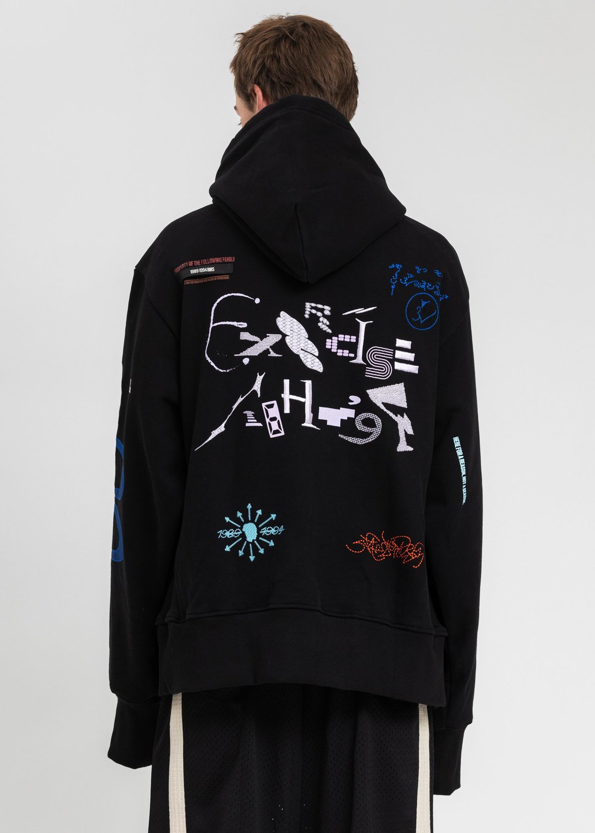 NAMESAKE Sava Oversized Drawcord Hoodie - Black | Garmentory