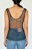 Vintage Beaded Mesh Net Tank - black - Thumbnail 4
