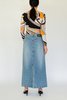 Vintage High Rise Denim Skirt - Thumbnail 4
