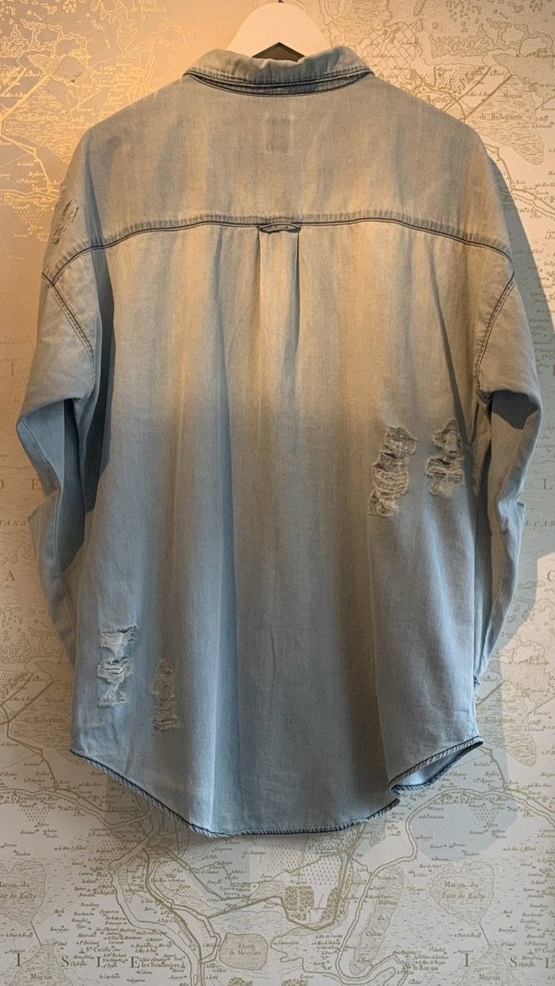 NSF Amada Boyfriend Button Down Shirt