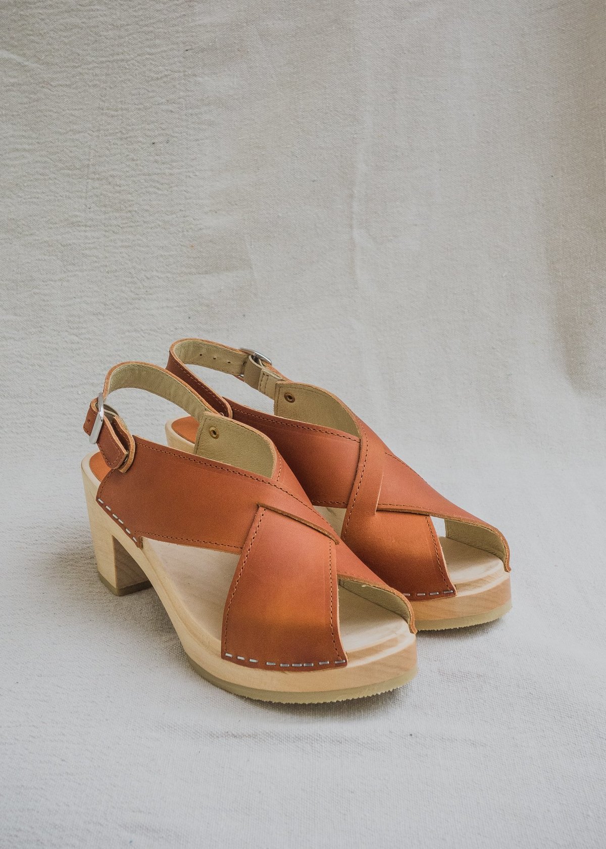 maguba Astoria Clog - Cognac - Image 2 of 5