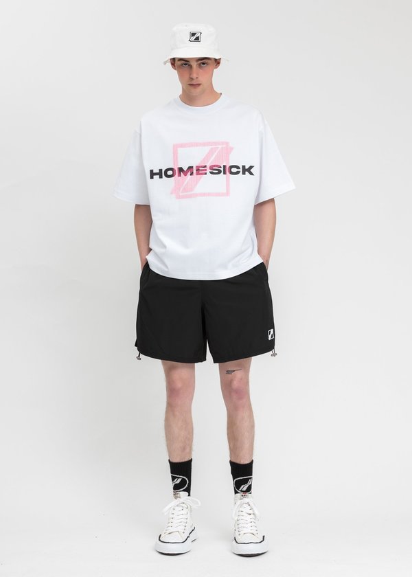 we11done Square Logo Bucket Hat - white we11done Square Logo Bucket Hat - white