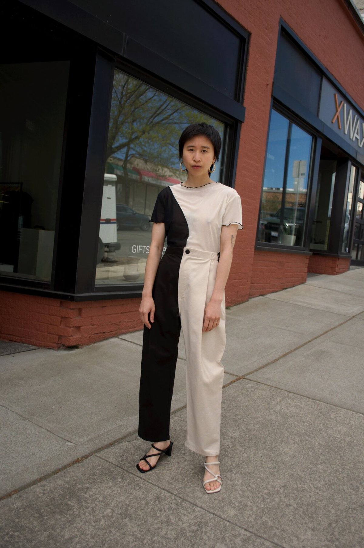 Nin Zoot Pant - Black/White - Image 1 of 4