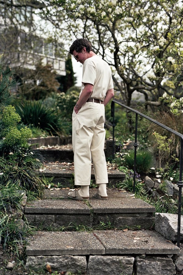 Camiel Fortgens Worker Pants - Off-White Canvas | Garmentory