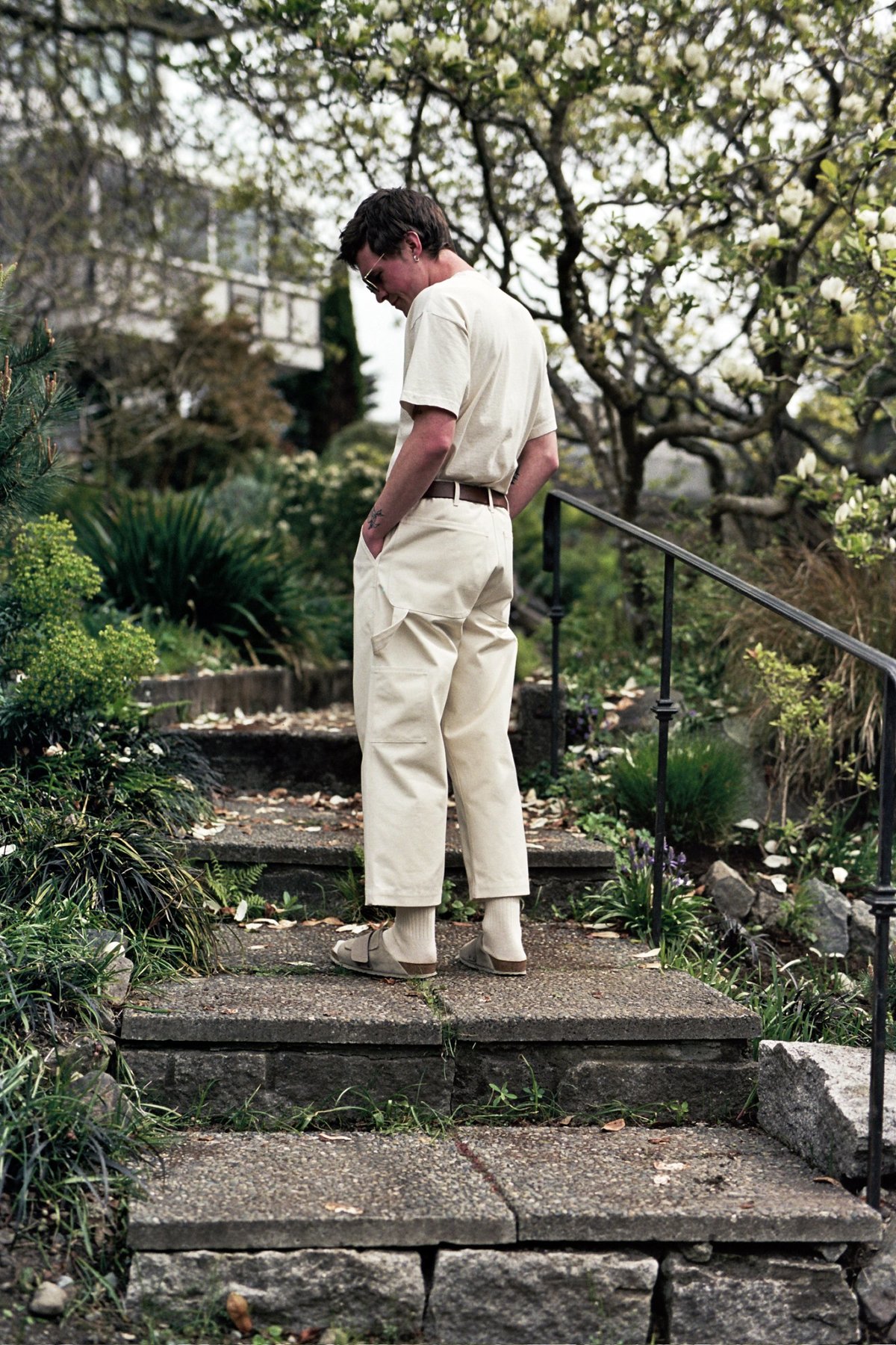 Camiel Fortgens Worker Pants - Off-White Canvas | Garmentory