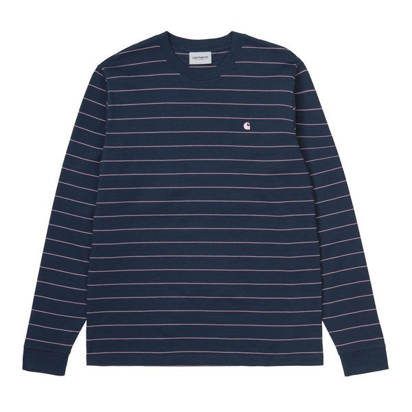 CARHARTT WIP L/S DENTON T-SHIRT - blue CARHARTT WIP L/S DENTON T-SHIRT - blue