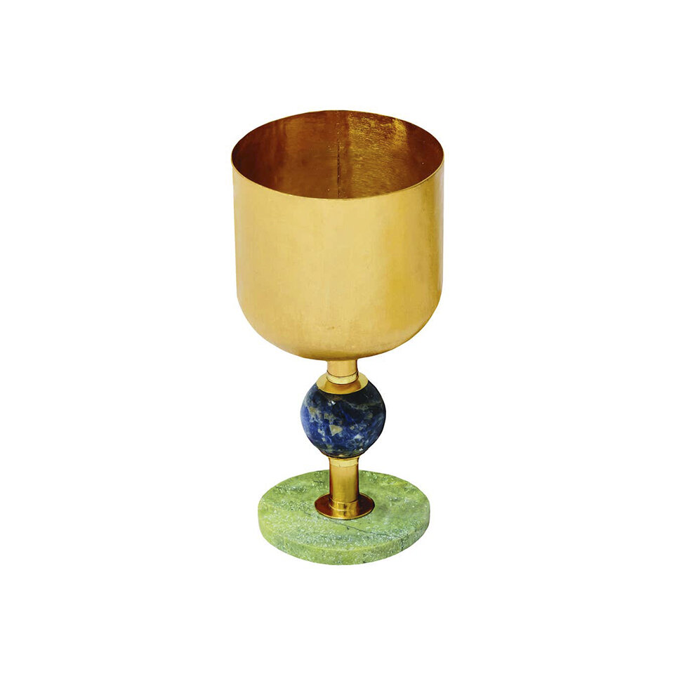 Natalia Criado Onix Cup - brass | Garmentory
