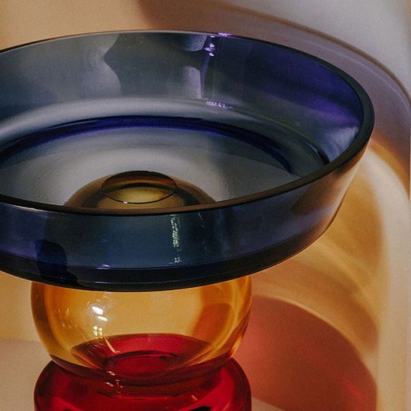 Natalia Criado Col Fruit Vase - blue/red/amber Natalia Criado Col Fruit Vase - blue/red/amber