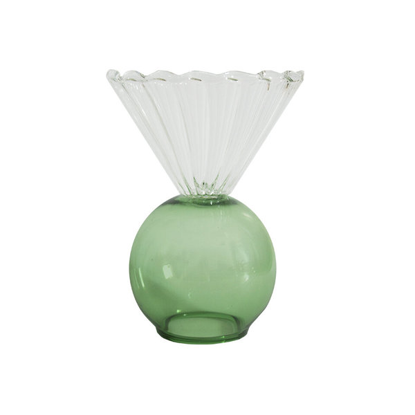 Natalia Criado Crystal Cup vase - Green Natalia Criado Crystal Cup vase - Green